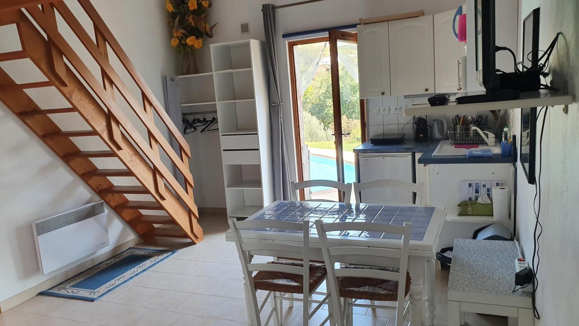 Studio-Mezzanine Dans Villa Cagnes-sur-Mer Exterior foto